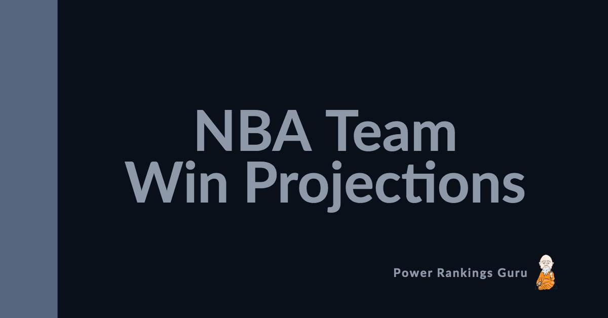 NBA Team Win Projections
